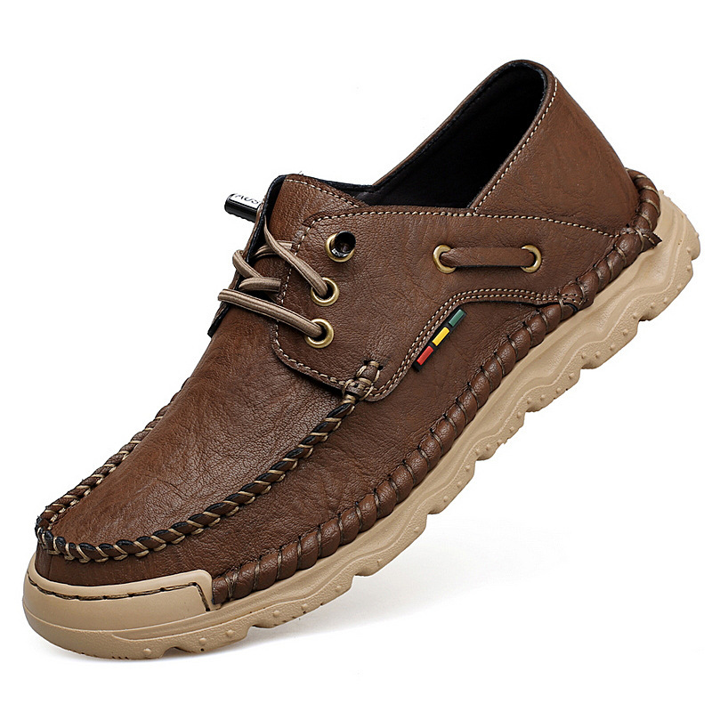 Men's Leather Shoes Genuine Leather Fashion Business Casual Shoes - Image 5