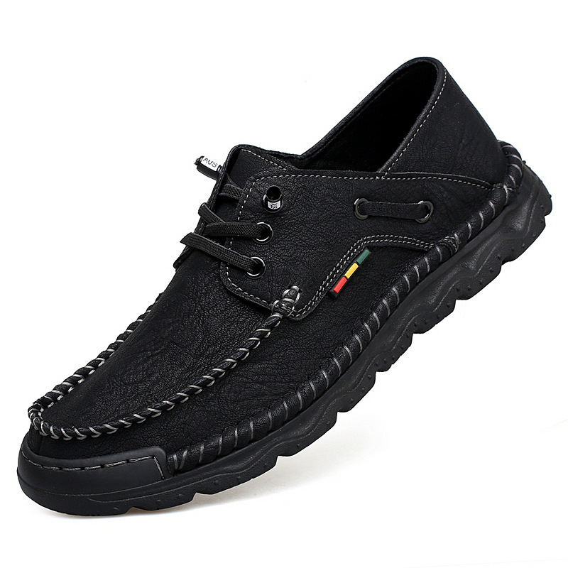 Men's Leather Shoes Genuine Leather Fashion Business Casual Shoes - Image 2