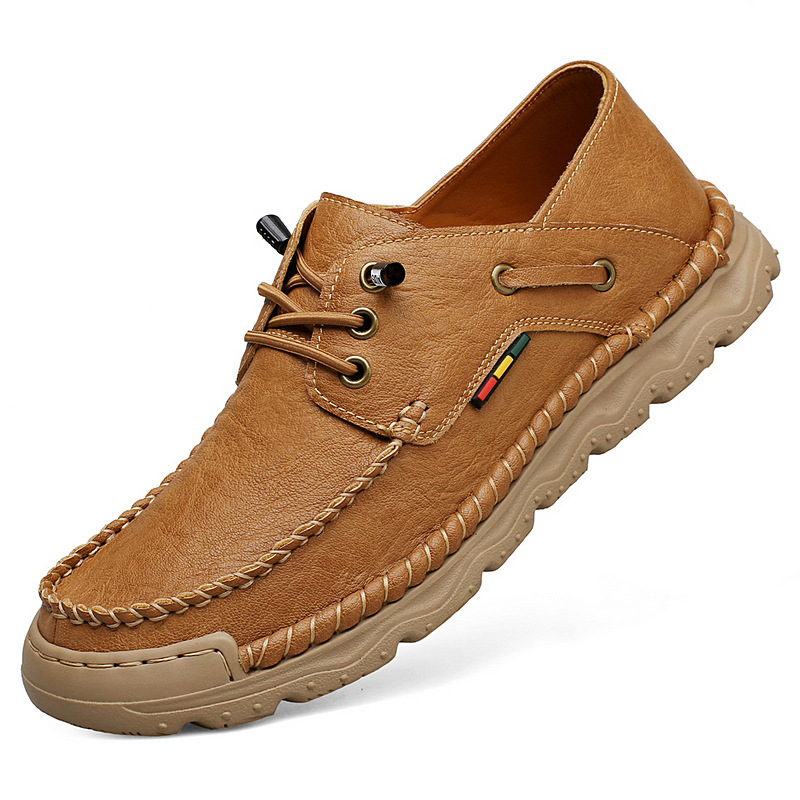 Men's Leather Shoes Genuine Leather Fashion Business Casual Shoes - Image 4